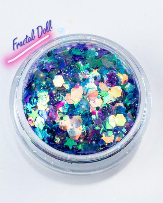FRACTAL DOLL Chunky Festival Glamdoll Glitter