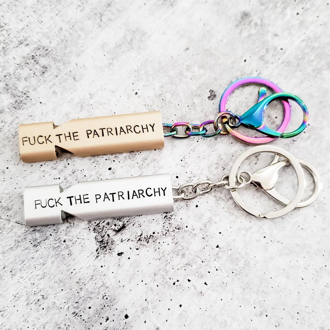 Fuck the Patriarchy Rape Whistle