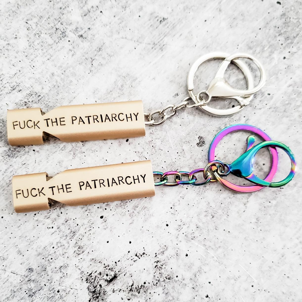 Fuck the Patriarchy Rape Whistle