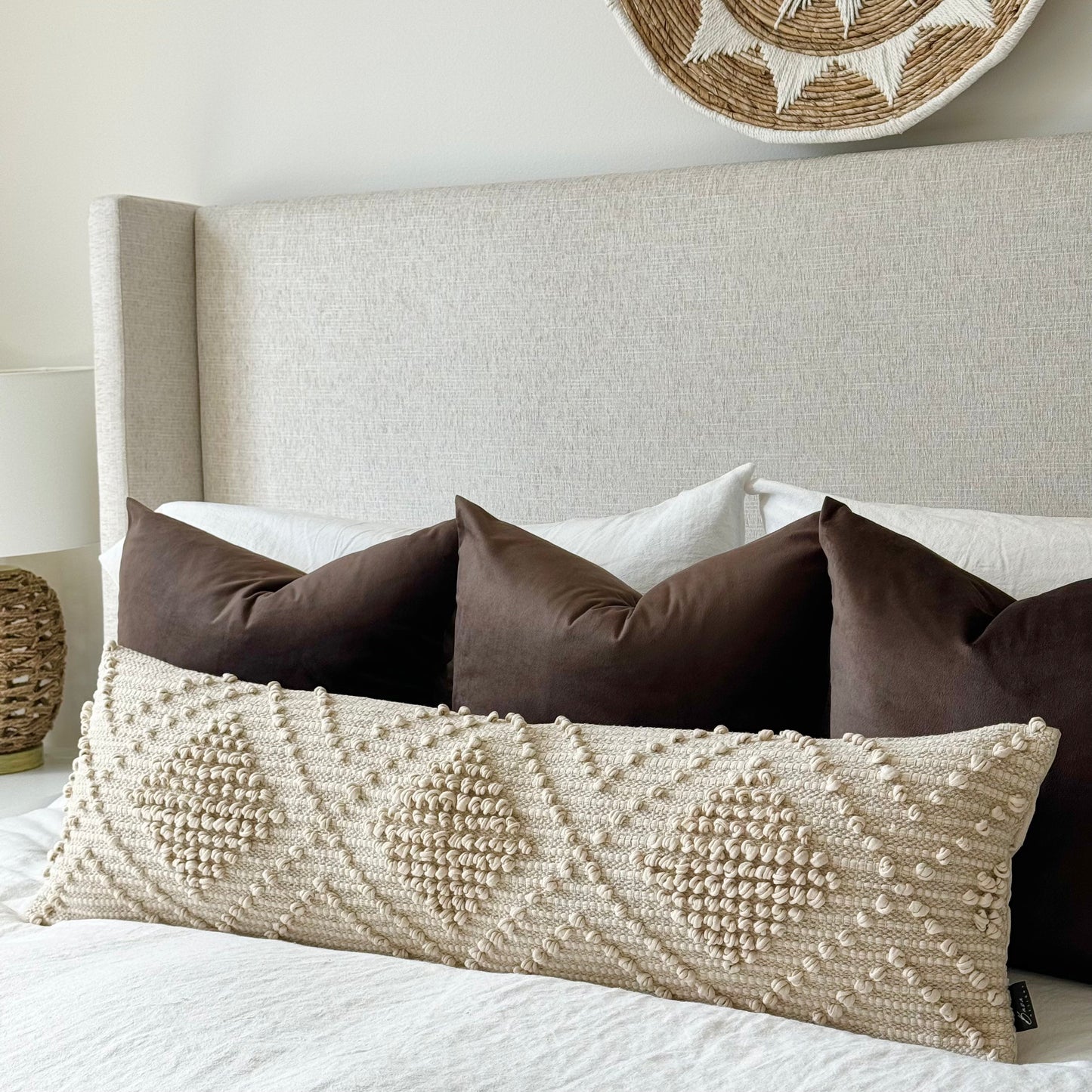 Verona Oversized Lumbar Pillow Cover - 12x36”