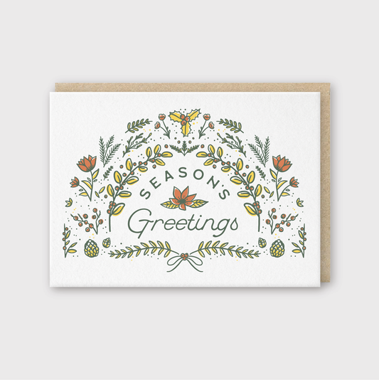 Season's Foliage Greeting Card