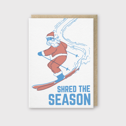 Santa Shred Greeting Card