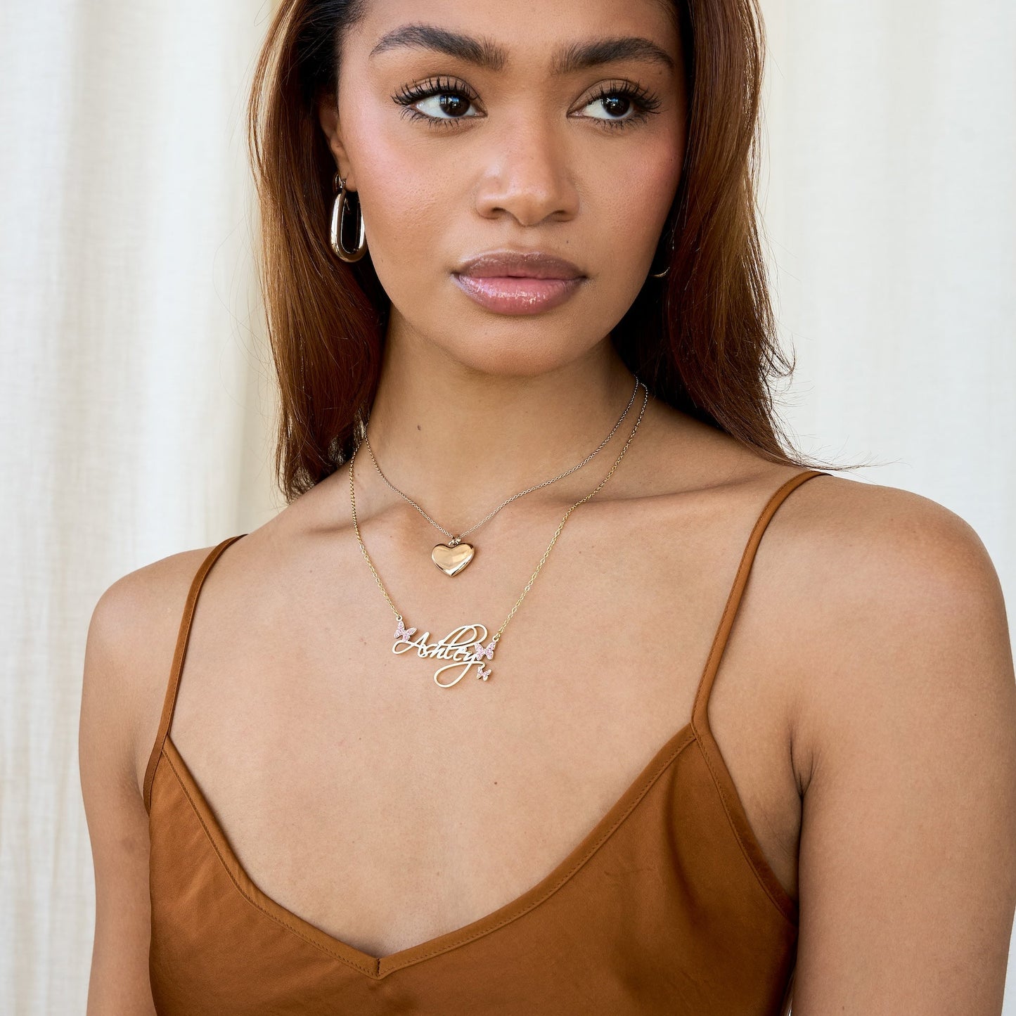 The Butterfly Script Name Necklace