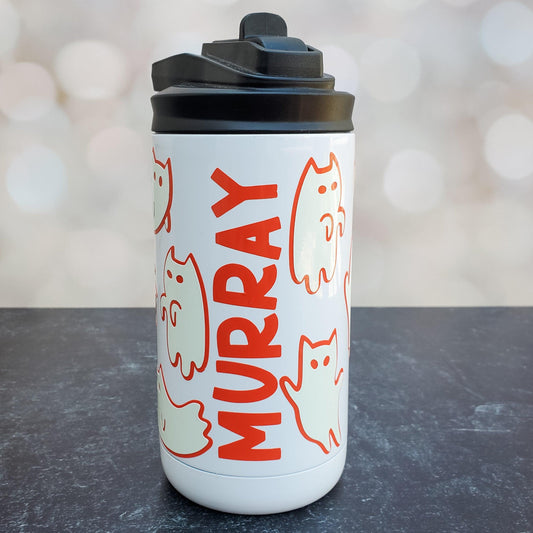 Glow in the Dark Ghost Kitty Kids Halloween Cup