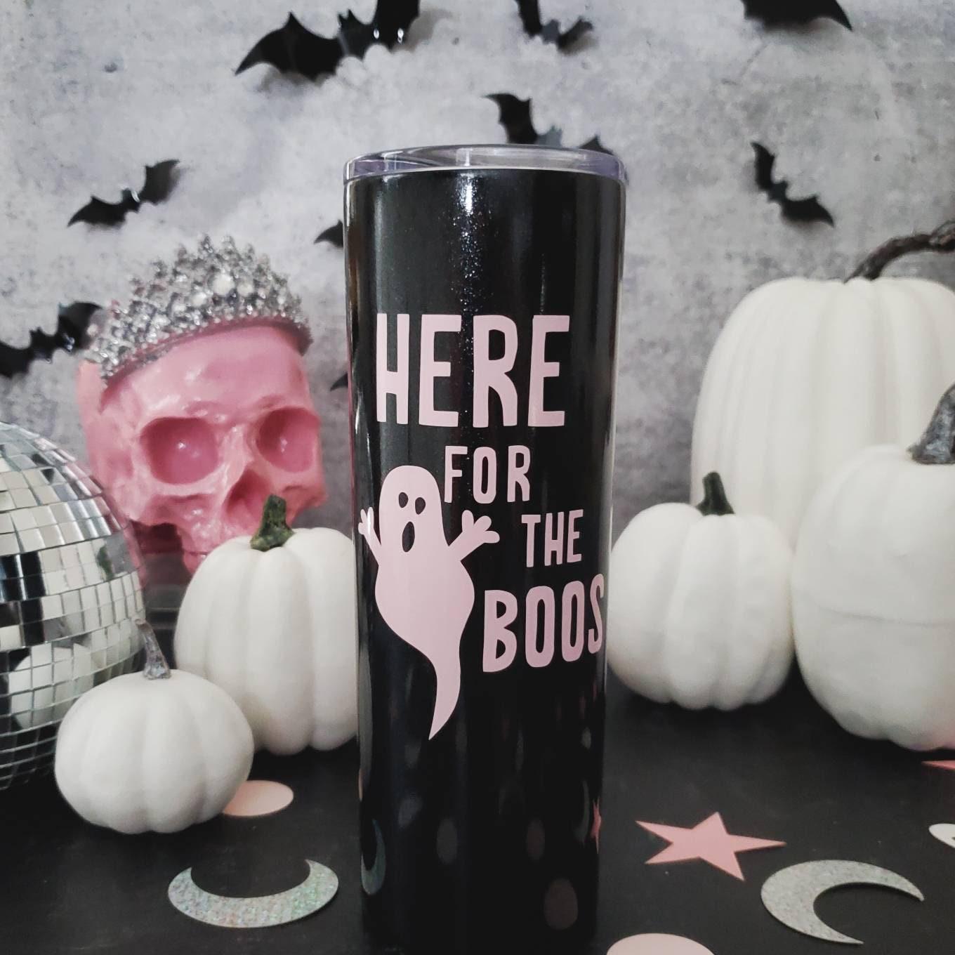 HALLOWEEN Witches Brew Black Glitter Tumbler