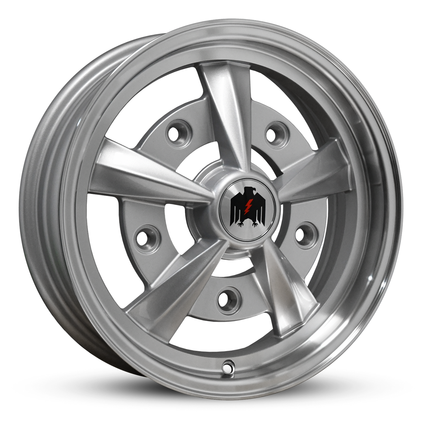 Hans | Gloss Silver Machined Lip