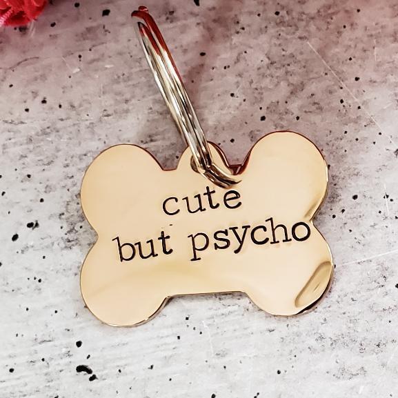 HO LIFE OR NO LIFE Bone-Shaped Pet Tag