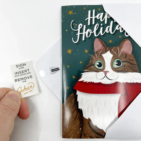 Endless Happy Holidays Card with Glitter