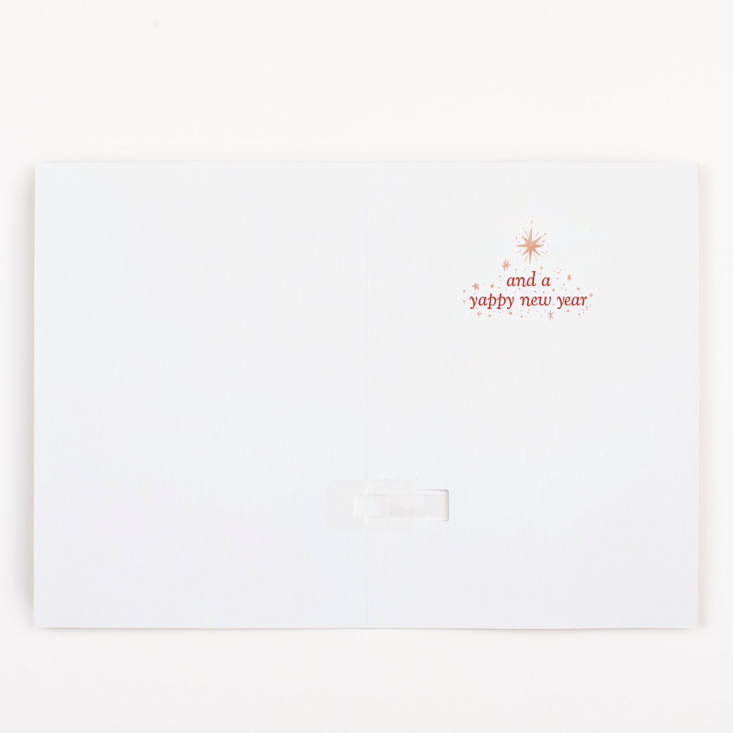 Endless Dog Christmas Card with Glitter