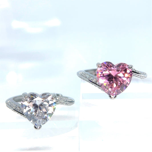 Spiraled Heart Ring