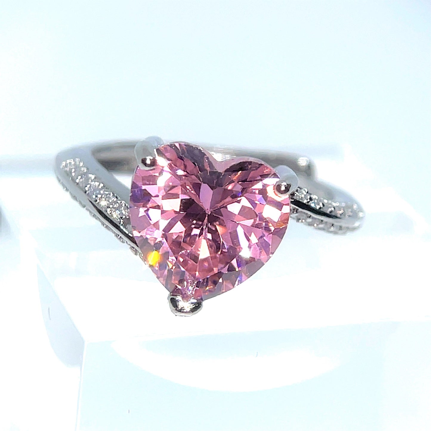 Spiraled Heart Ring