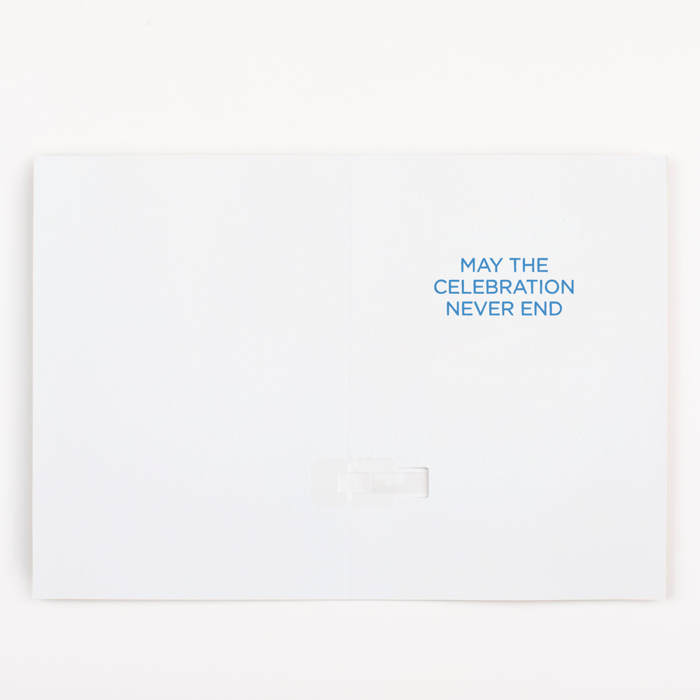 Endless Macarena Card with Glitter