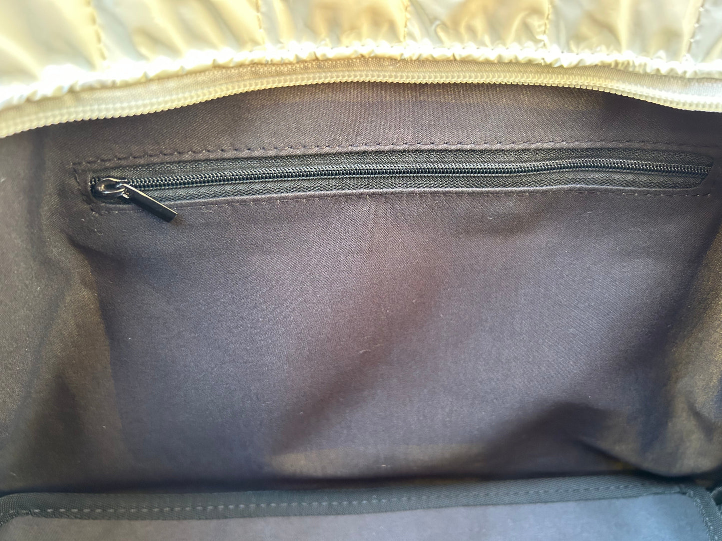 The Quilted Puffer Pickleball Tote - White