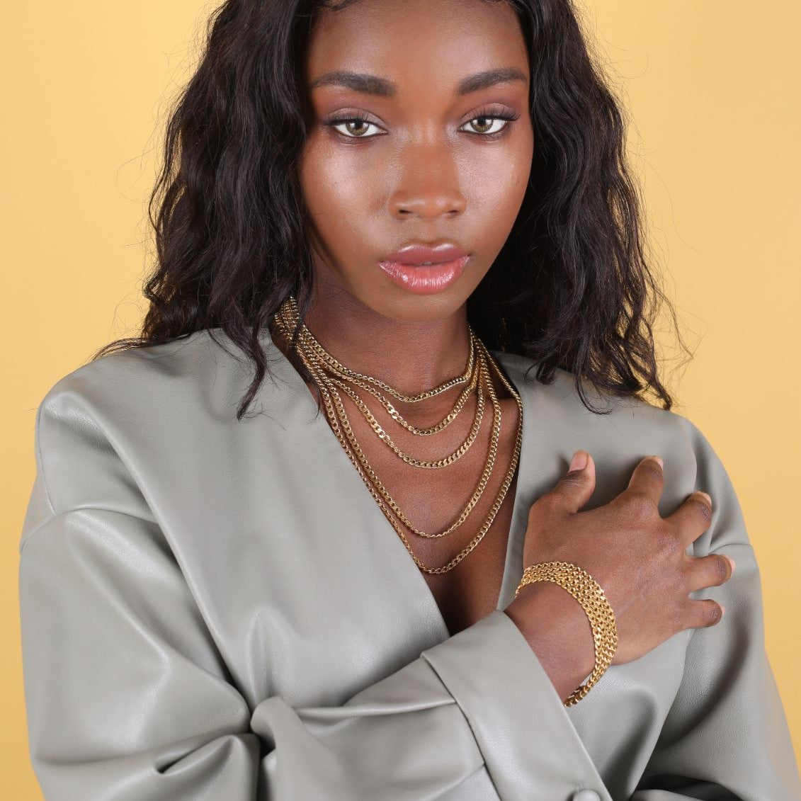 4mm Flat Cuban Chain x Bracelet