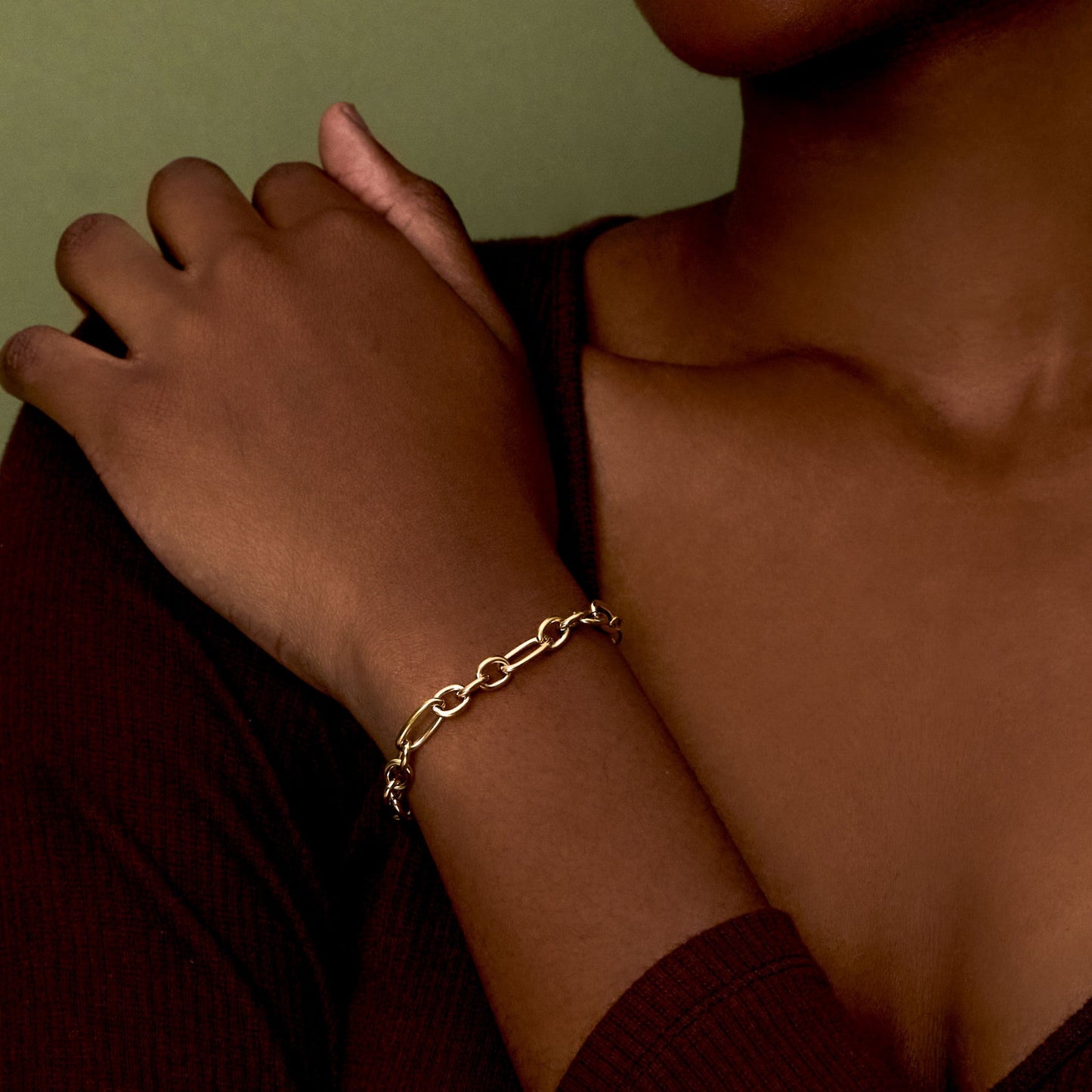 Figaro Paperclip Bracelet