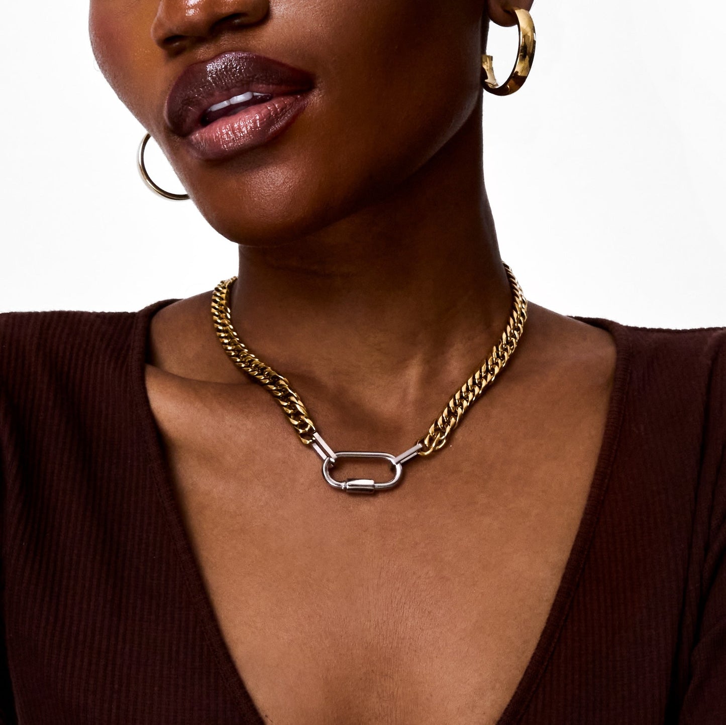 Mid-Size Double Cuban Lock Chain