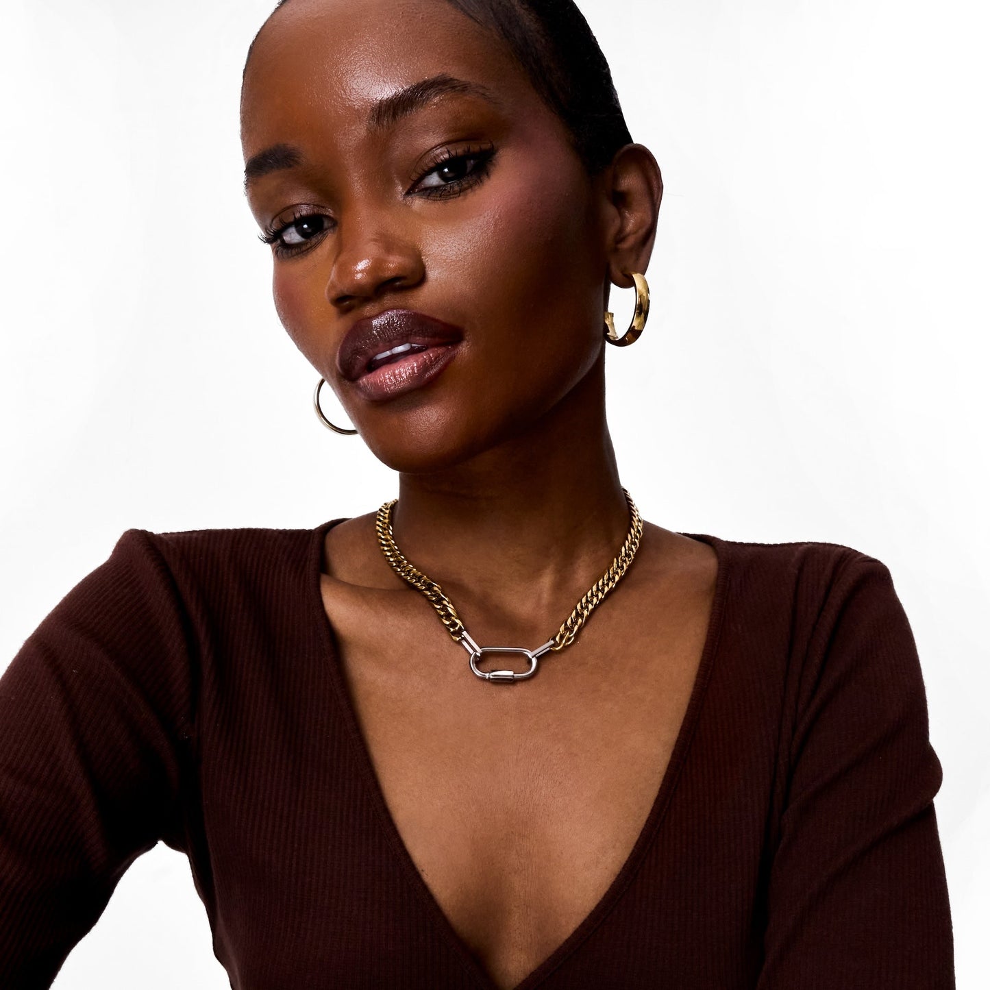 Mid-Size Double Cuban Lock Chain