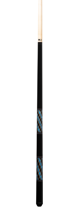 K2 Cue Gloss Black with Diamond Simulated Wrap