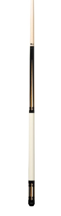 K2 Cue Gloss Split Floating Bocote/ Ivory Point Design-Wrapless
