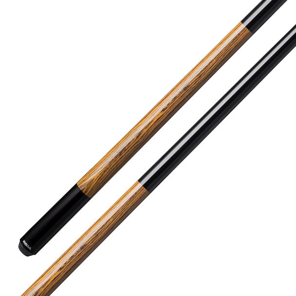 Koda Cue Stick Black Butt with Wood Decal