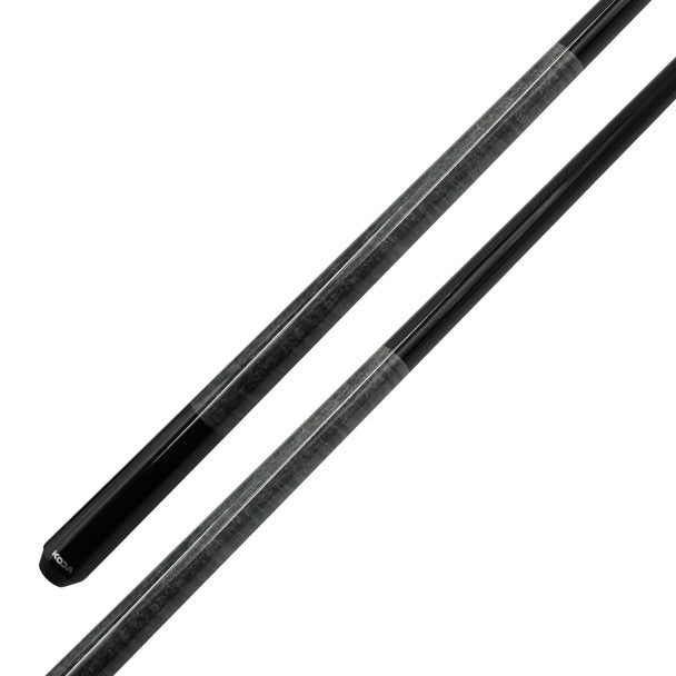 Koda Cue Stick Black Butt with Wood Decal