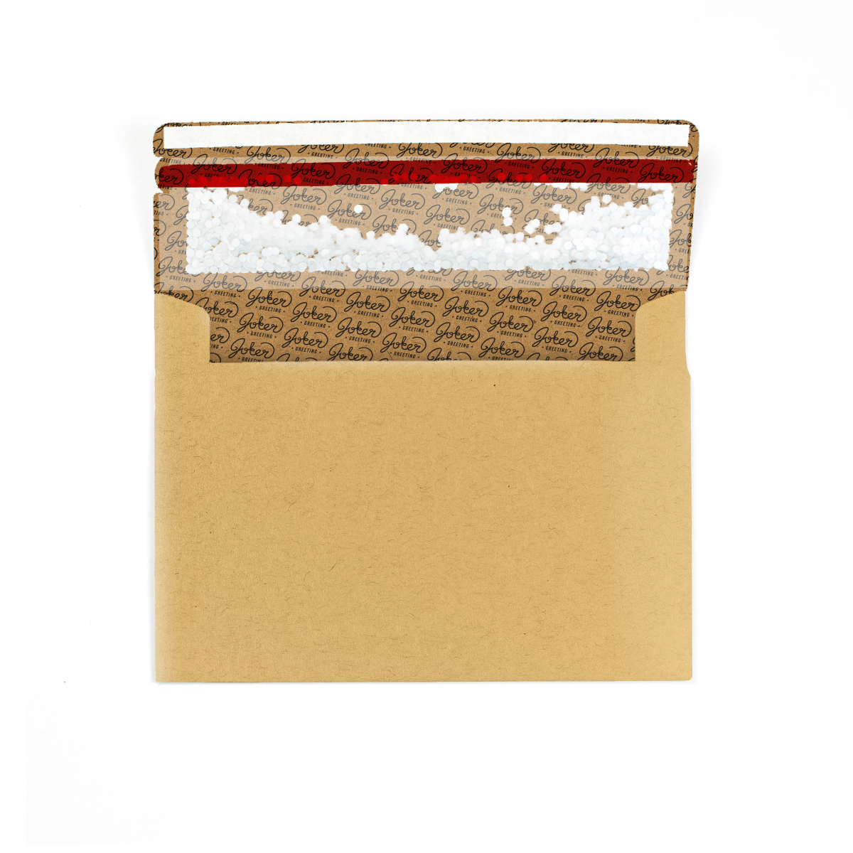 Glitter Trap Kraft Envelope (1-Pack)