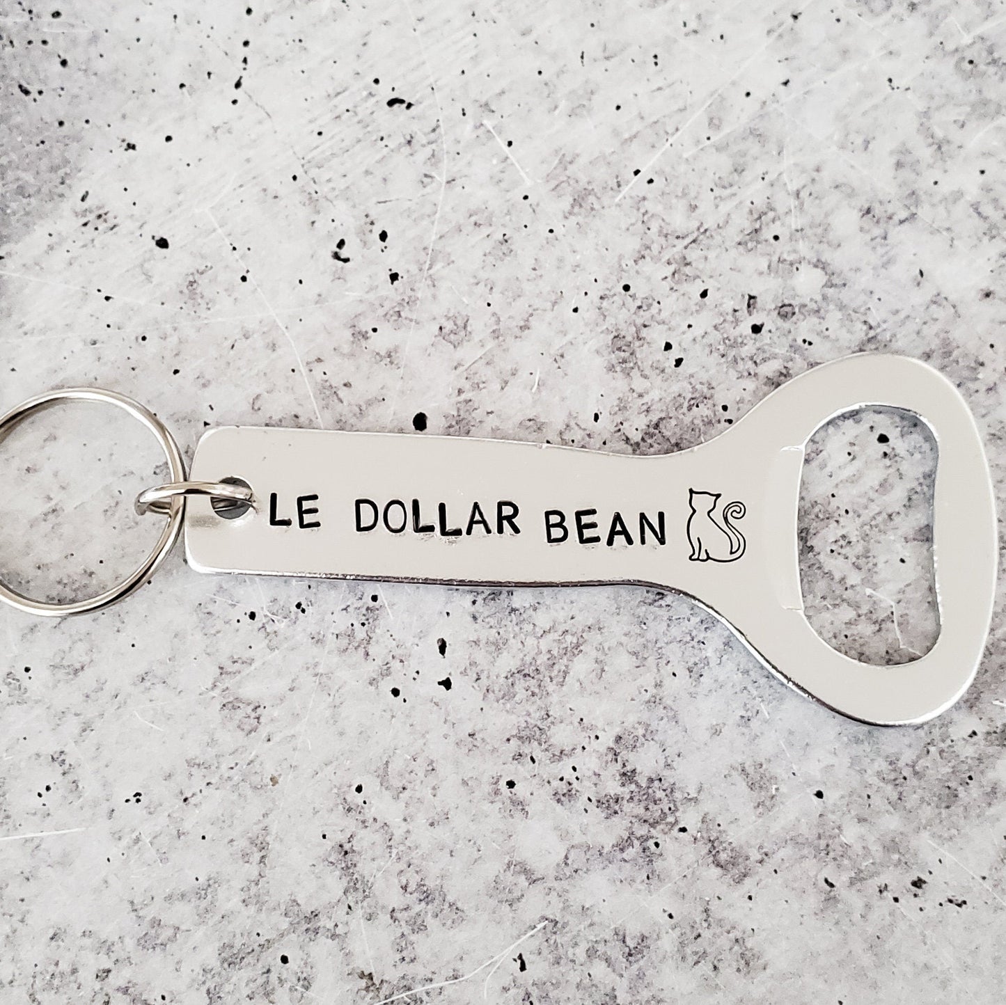 Le Dollar Bean Bottle Opener