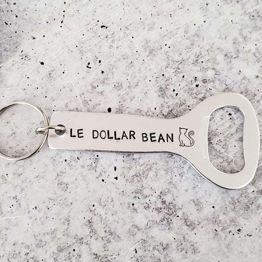 Le Dollar Bean Bottle Opener