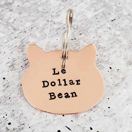 Le Dollar Bean Cat Keychain