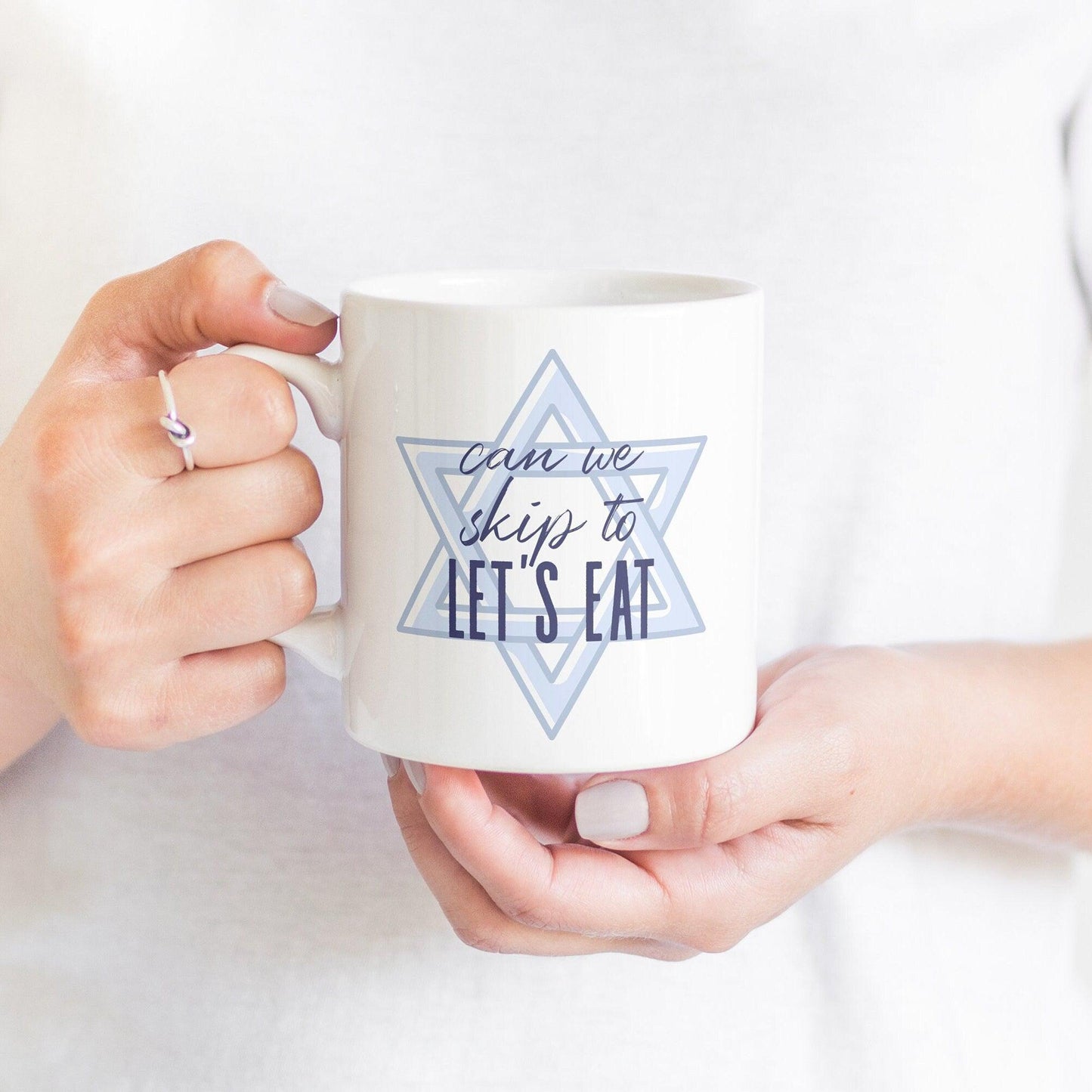 Can We Skip to Let's Eat Jewish Coffee Mug