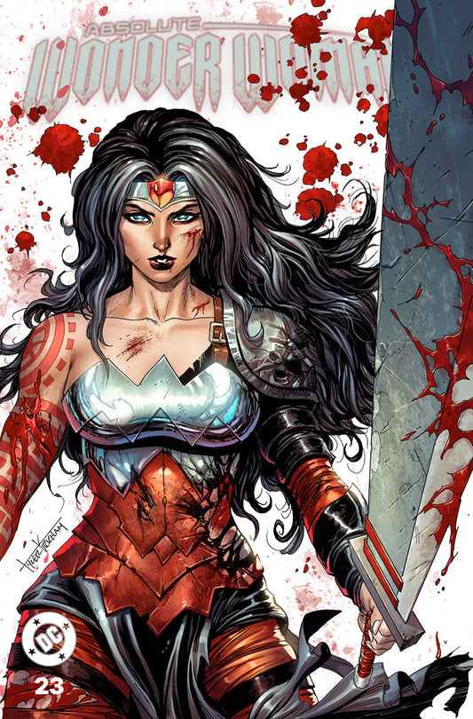 ABSOLUTE WONDER WOMAN #23 TYLER KIRKHAM BATTLE DAMAGED EXCLUSIVE VAR (08/26/2026)