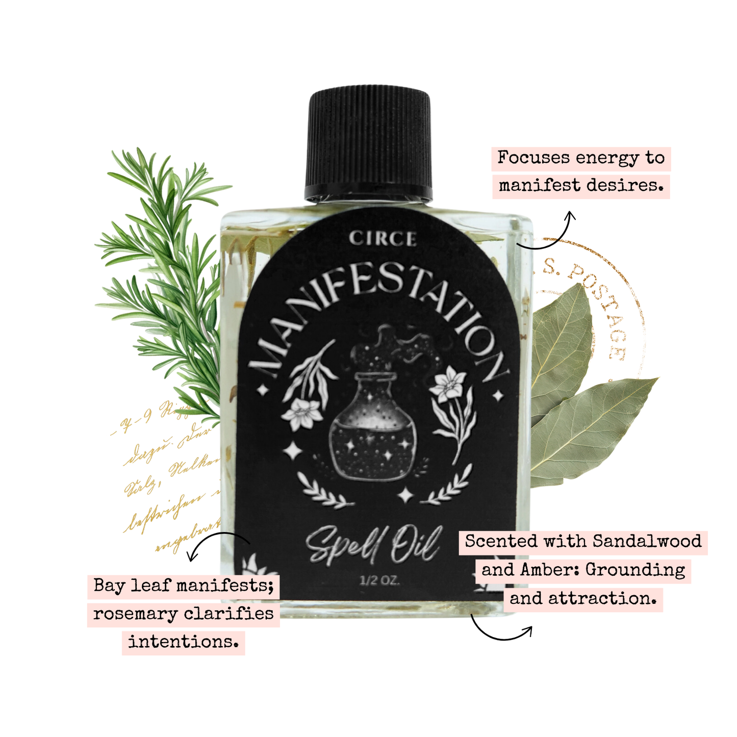 Manifestation | Spell Oil 1/2 oz
