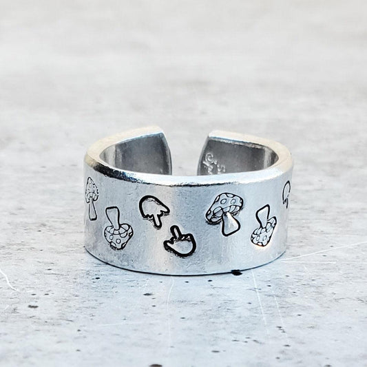 Middle Finger Mushroom Ring