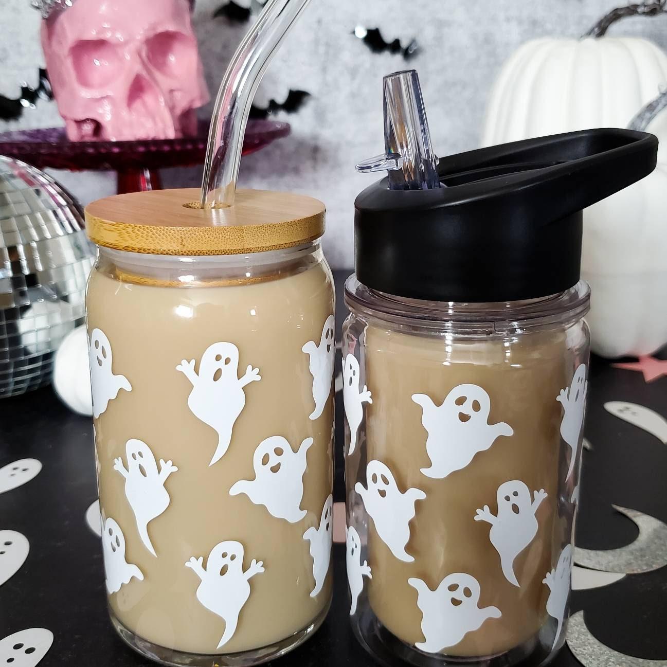 Mommy and Me Matching Halloween Ghost Cups