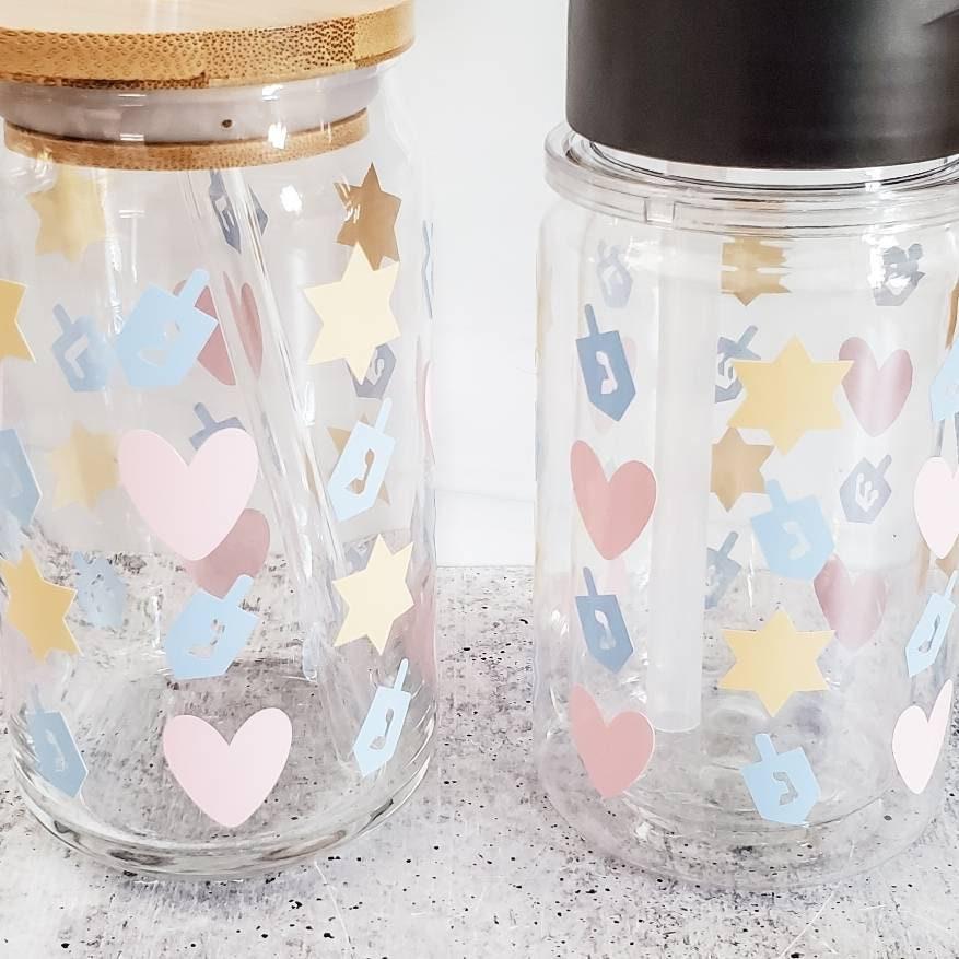 Mommy and Me Matching Hannukah Dreidel Cups