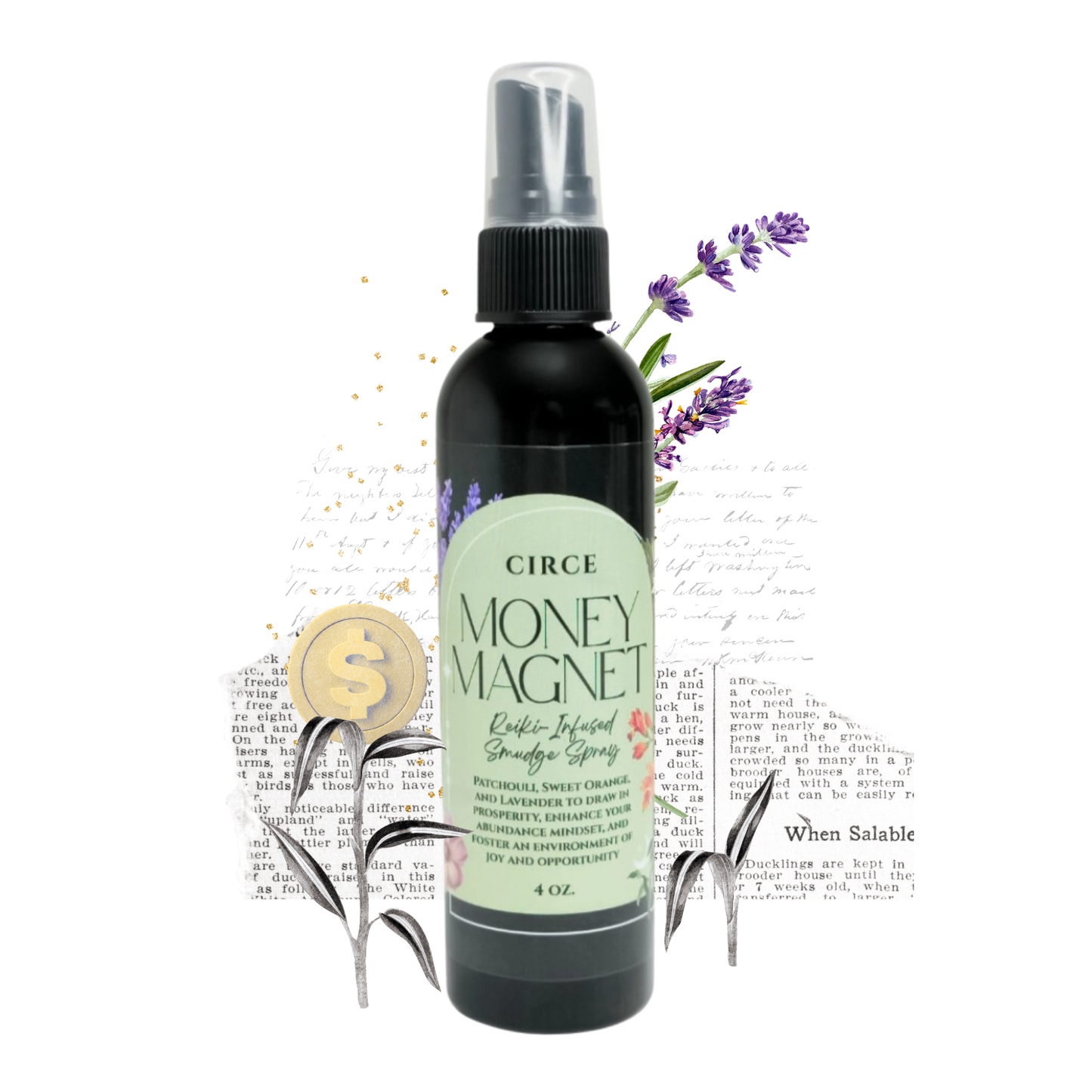 Money Magnet Smudge Spray 4oz.