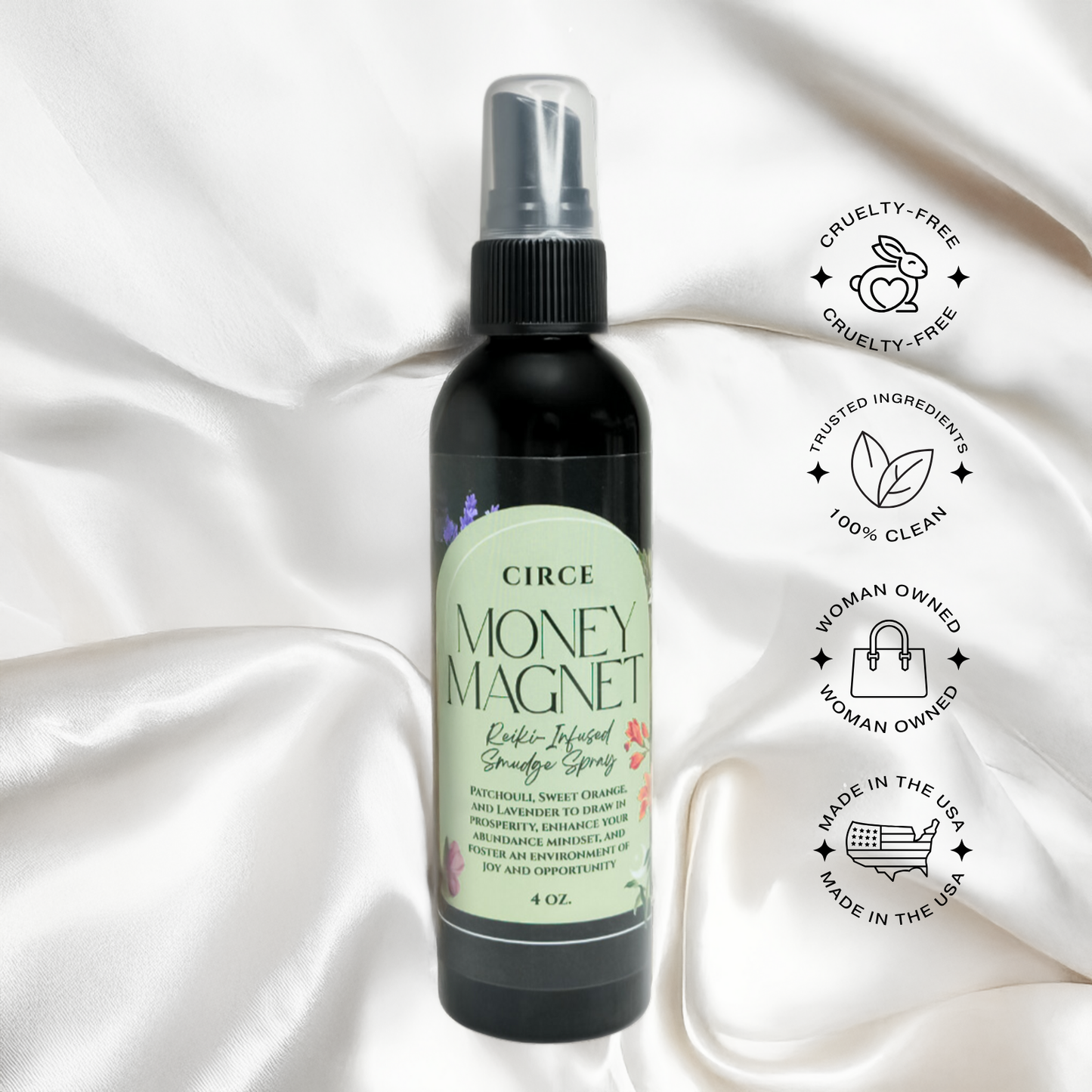 Money Magnet Smudge Spray 4oz.