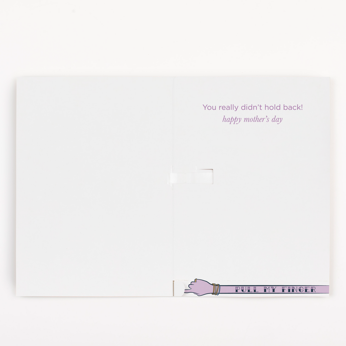 Endless Mother's Day Fart Card with Pull Surprise