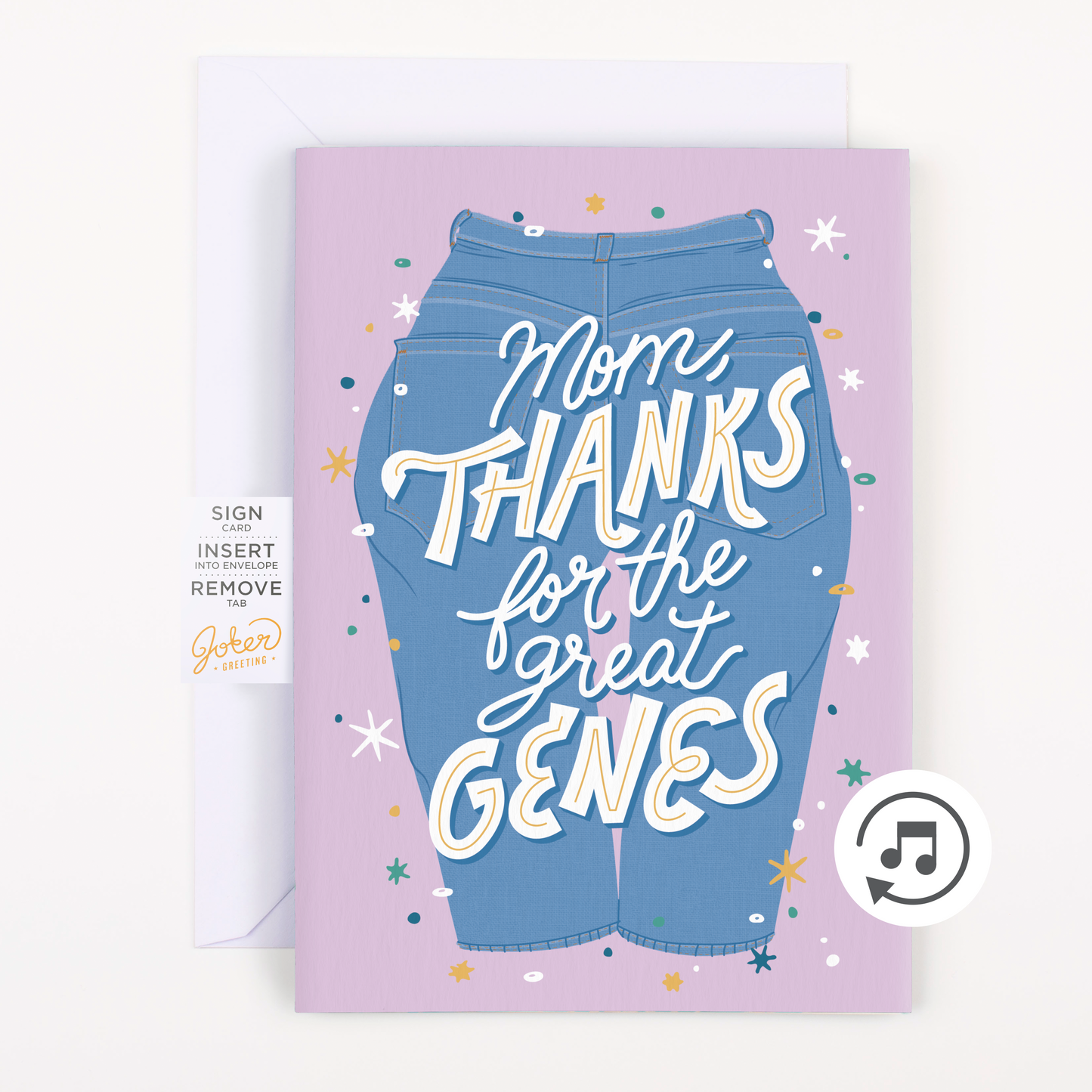 Endless Mother's Day Fart Card with Pull Surprise