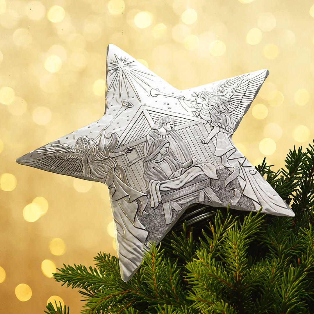 Holy Family Star Tree Topper