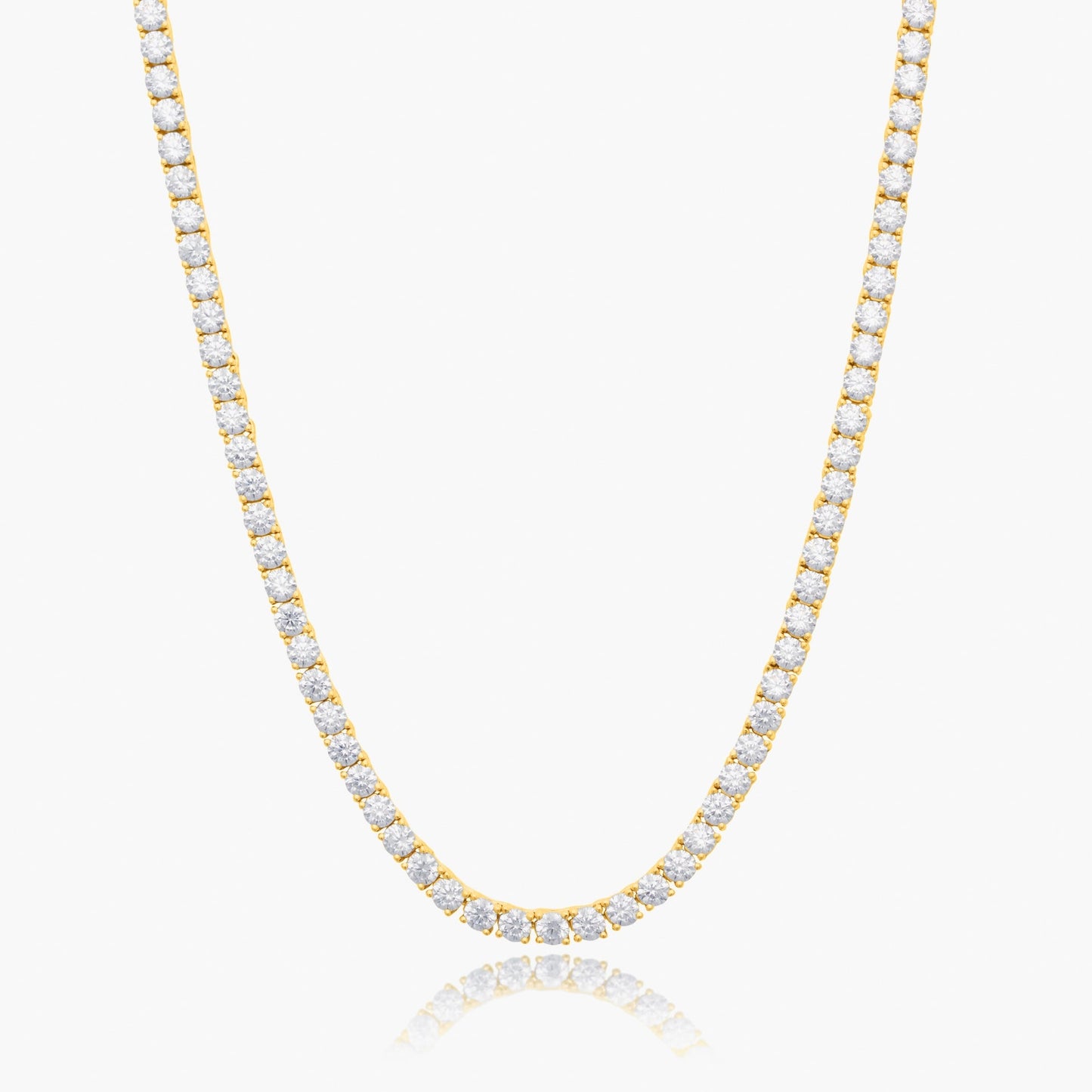 3mm Round Cut Tennis Chain