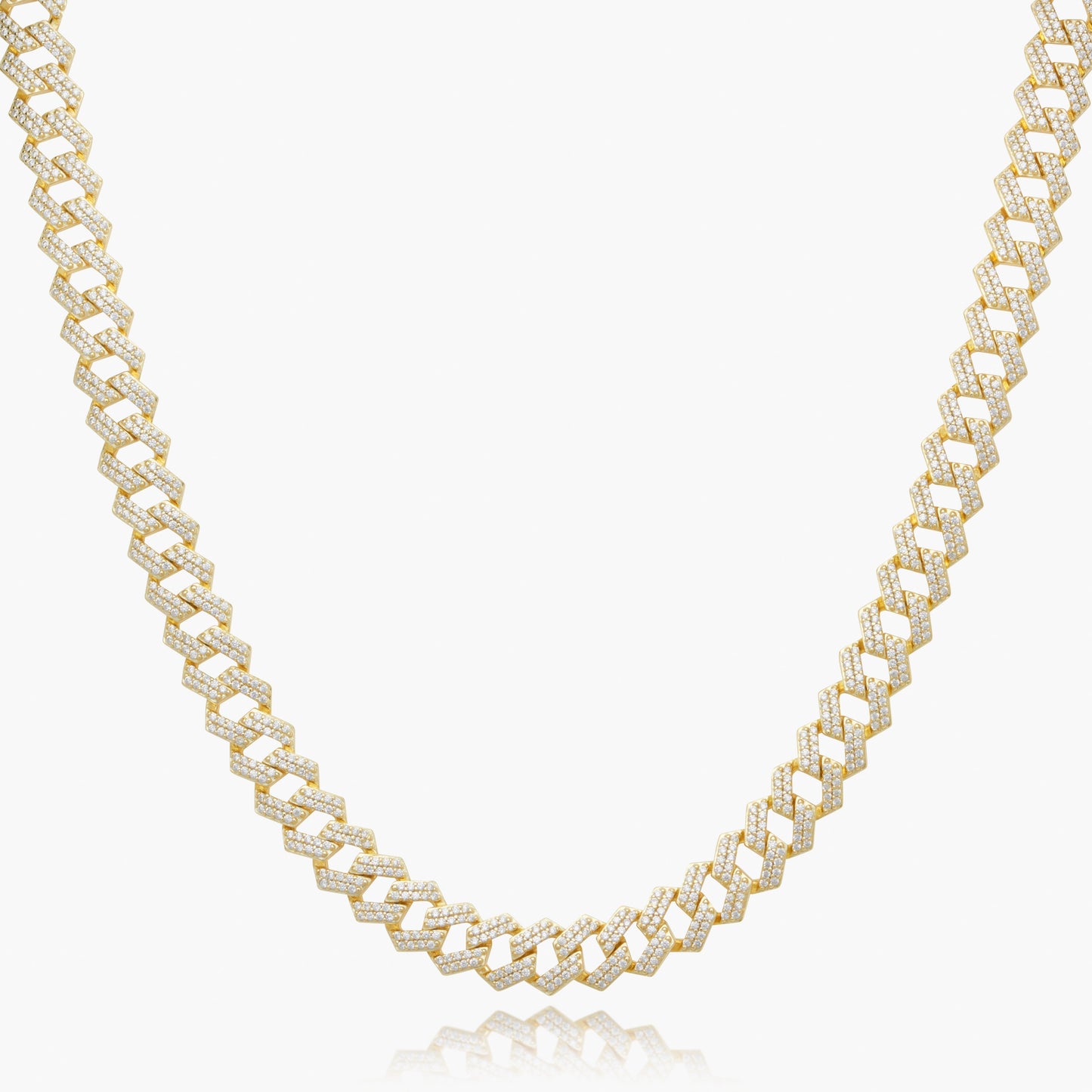 Iced Prong Cuban Chain x Bracelet