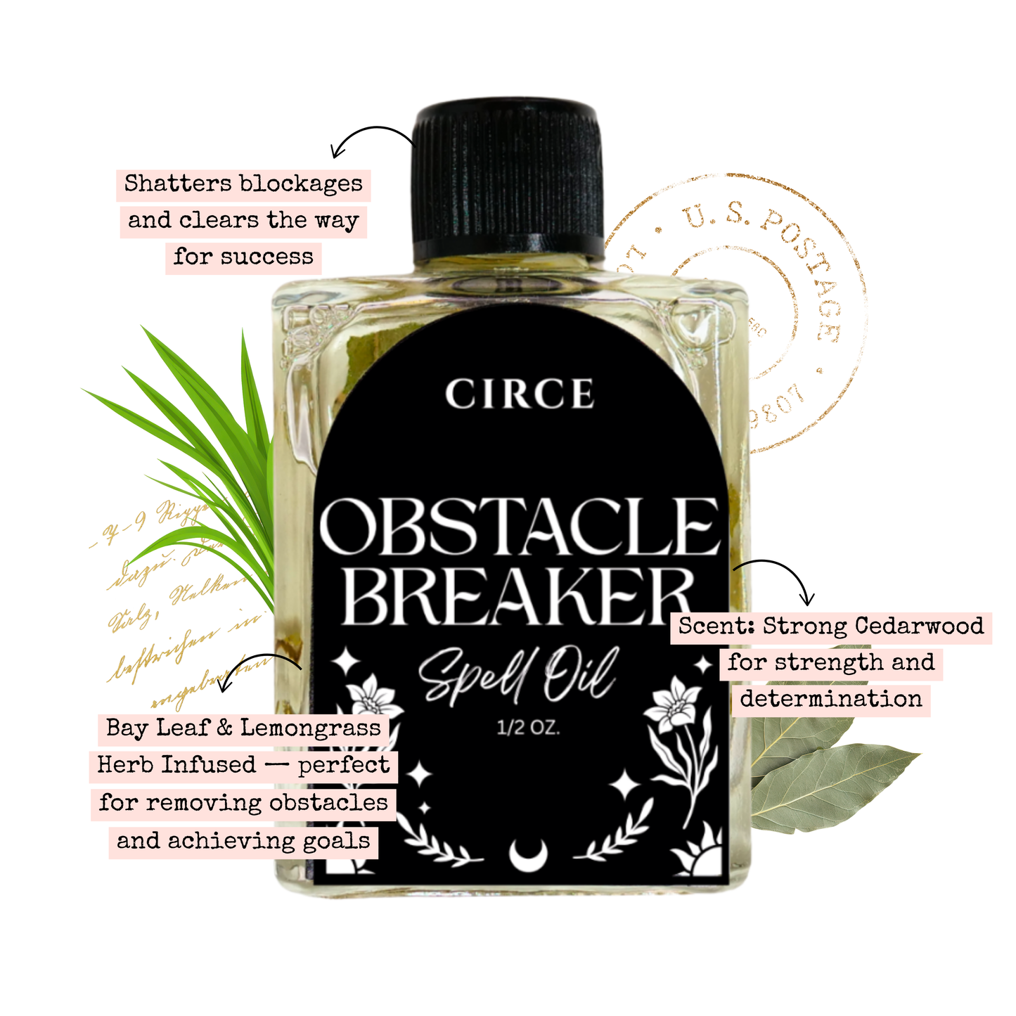 CIRCE Obstacle Breaker Spell Oil 1/2 oz.