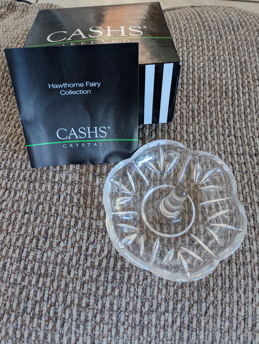 Cashs Crystal Hawthorne Fairy Collection Ring Holder with Box