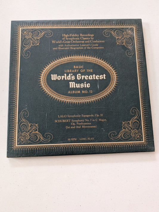 Basic Library of the Worlds Greatest Music Album No. 12 (Vinyl Record LP Album)