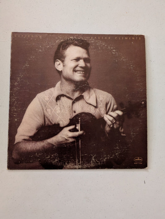 Vassar Clements - Superbow **1975 Mercury Records SRM1058 (Vintage Vinyl Record LP Album)