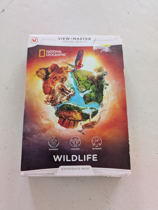 View Master Virtual Reality National Geographic Wildlife Experience 3 Pack