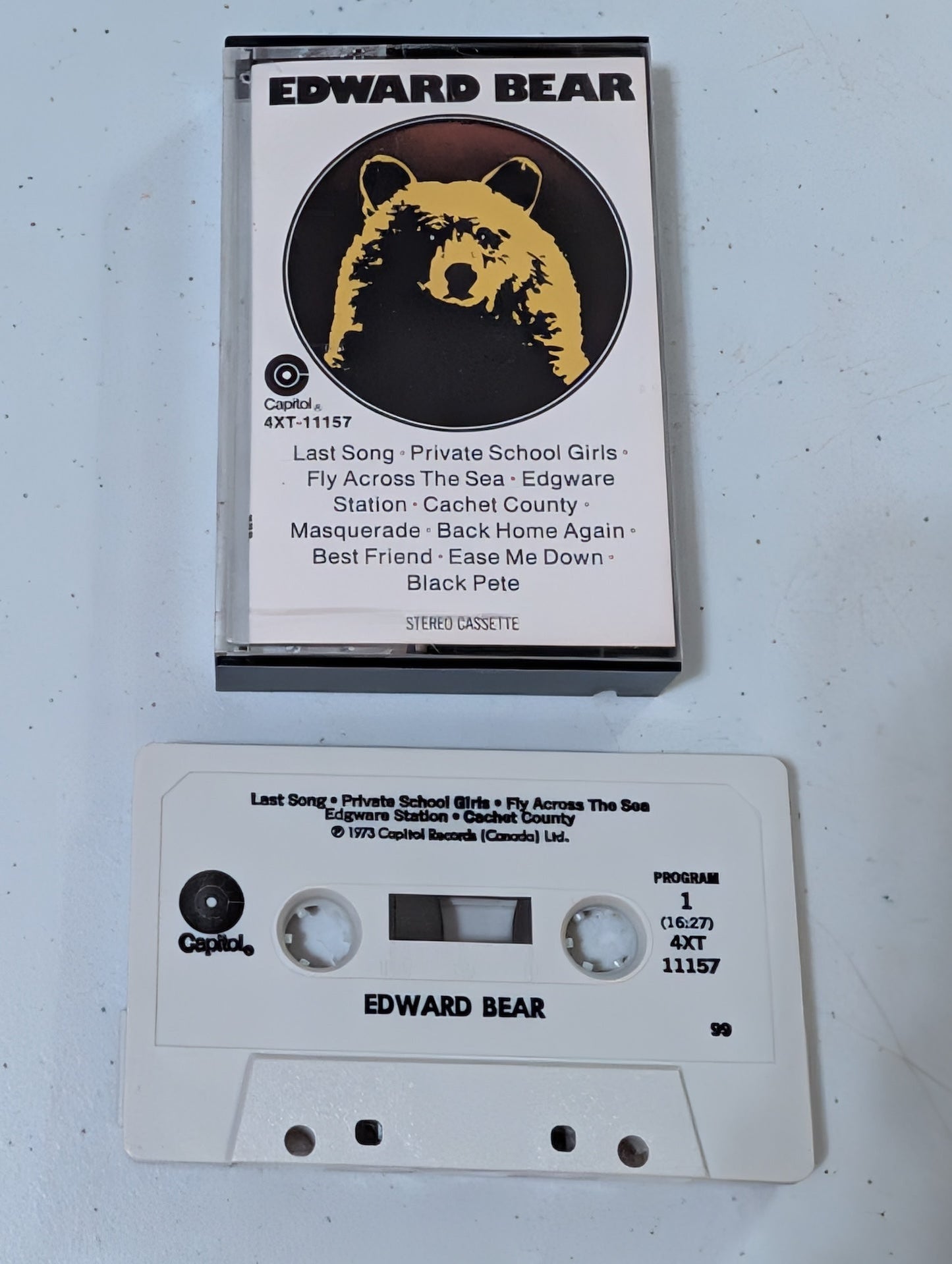 Edward Bear Self Titled  1973 (cassette, tape, album, music, vintage, OOP)