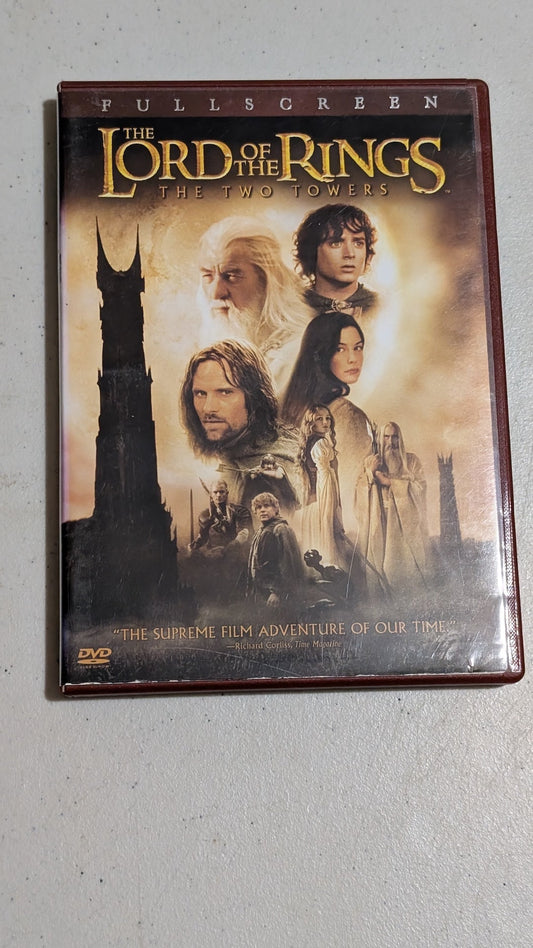 The Lord of the Rings: The Two Towers (DVD, 2002, PG-13) Elijah Wood, Ian McKellen, Viggo Mortensen