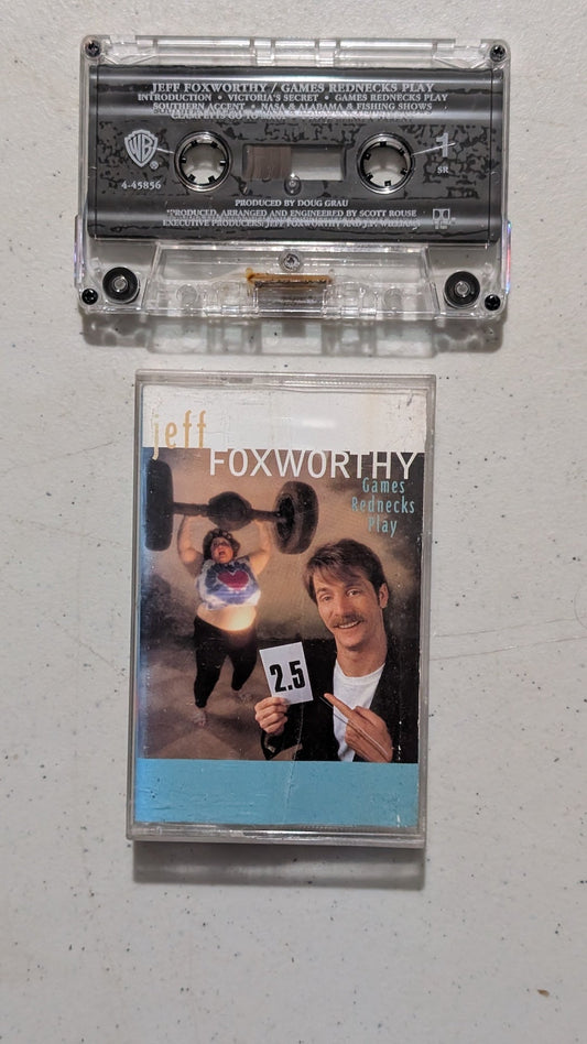 Jeff Foxworthy - Games Rednecks Play (Comedy Cassette Tape, 1995)